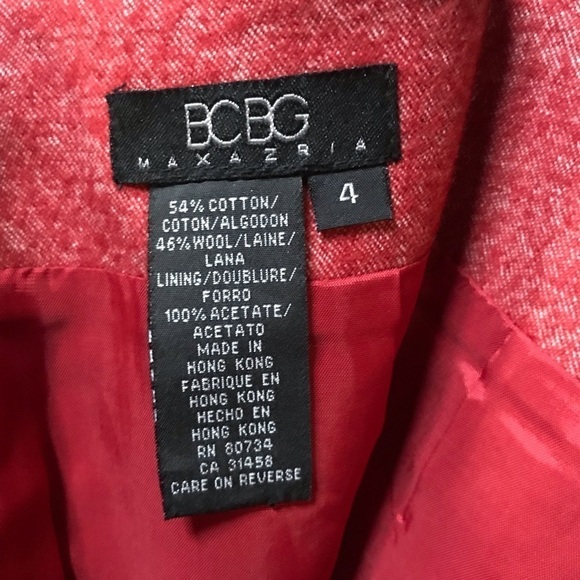 Bcbgmaxazria Wool Blend Embellished Pencil Skirt - Picture 3 of 8